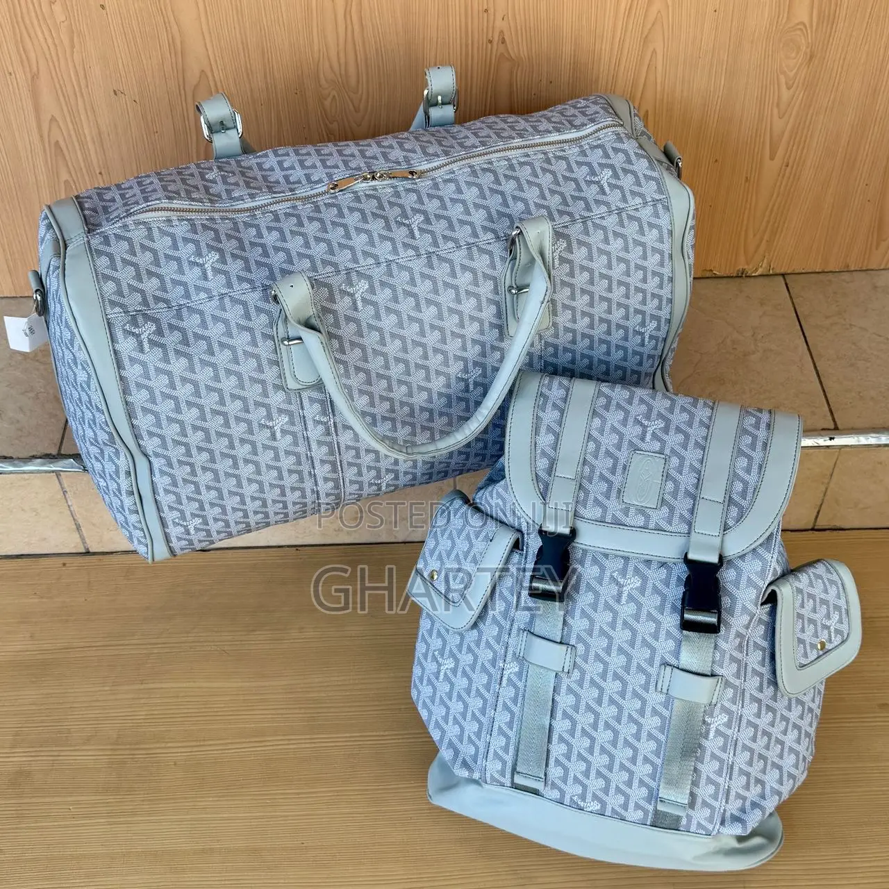 Goyard Bagpack Duffle Bag Set