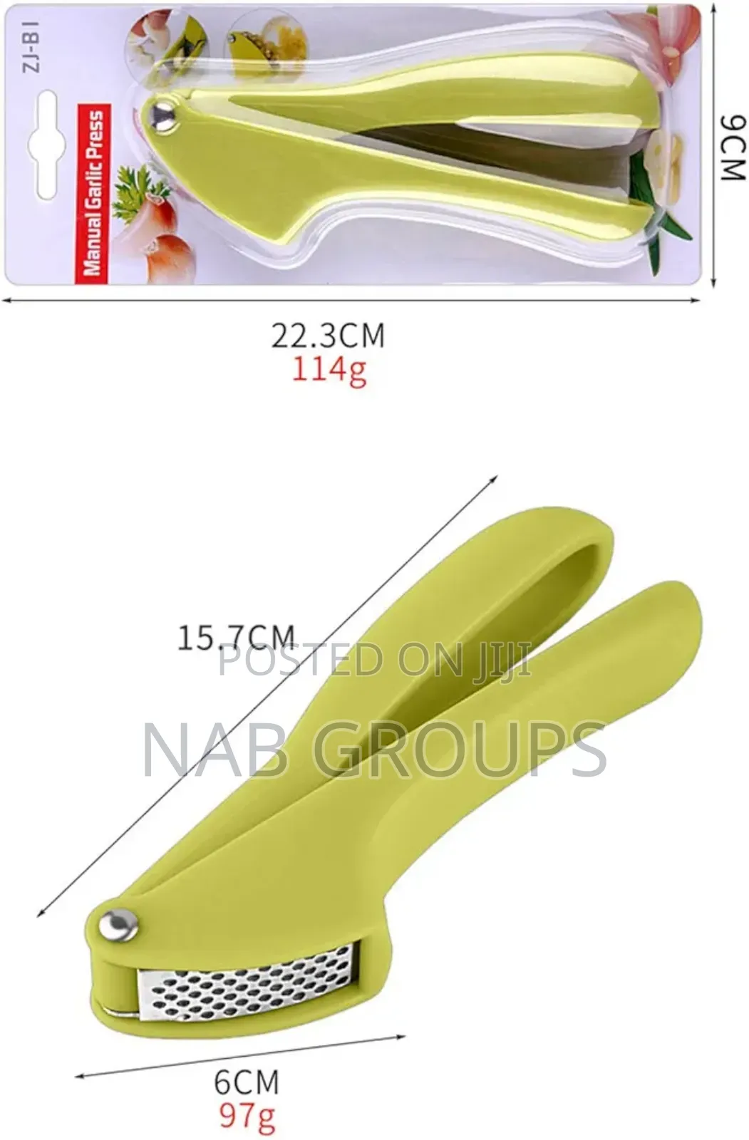 Plastic Garlic Presser
