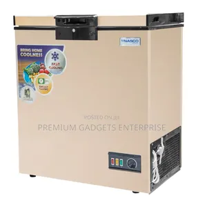 Compact And Stylish Gold Colour Nasco 150l Chest Freezer