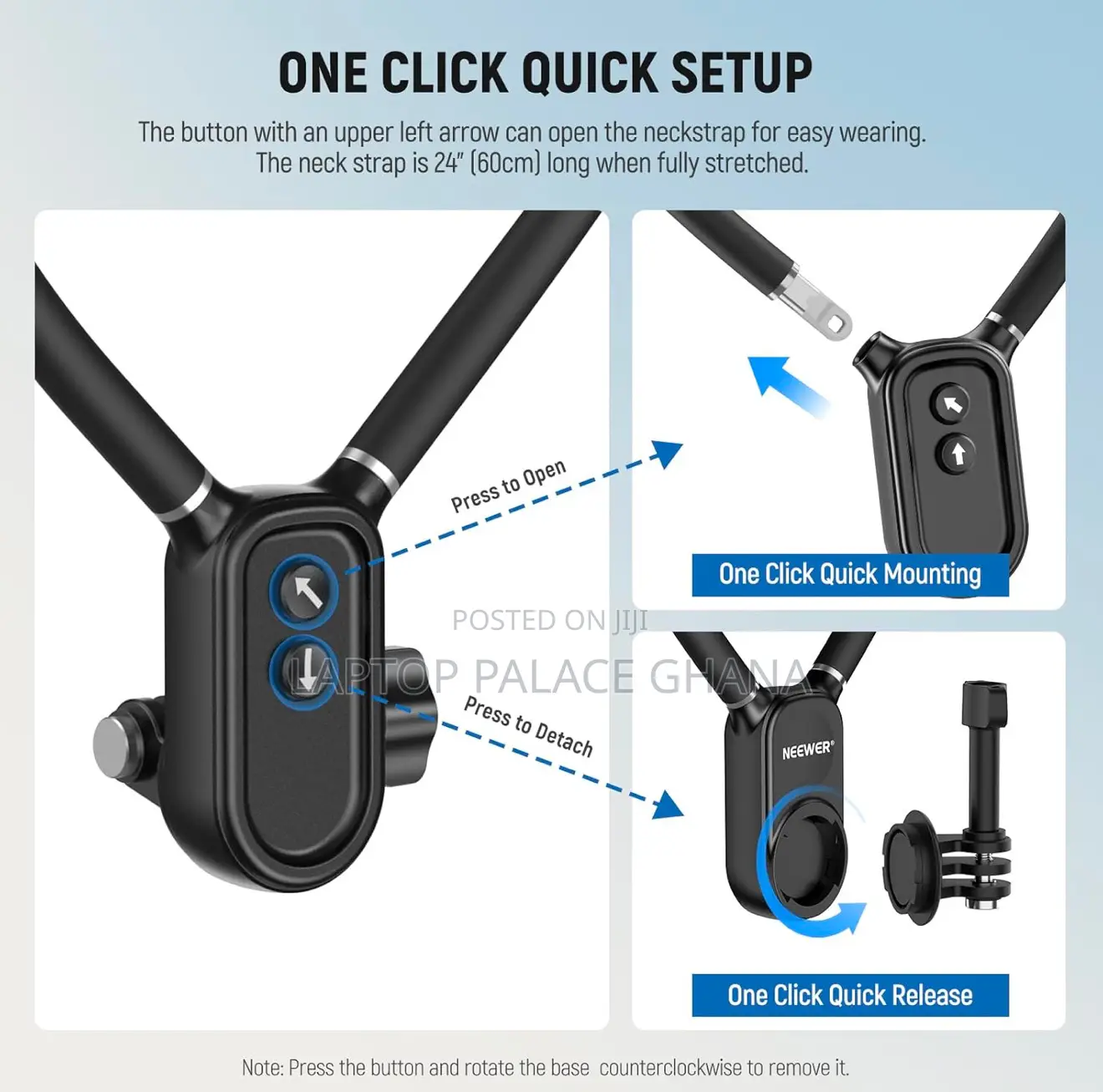 Neewer Magnetic Neck Holder for Action Camera Phone