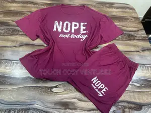 Wine Designer Top and Short Sleepwear/ Walkabout
