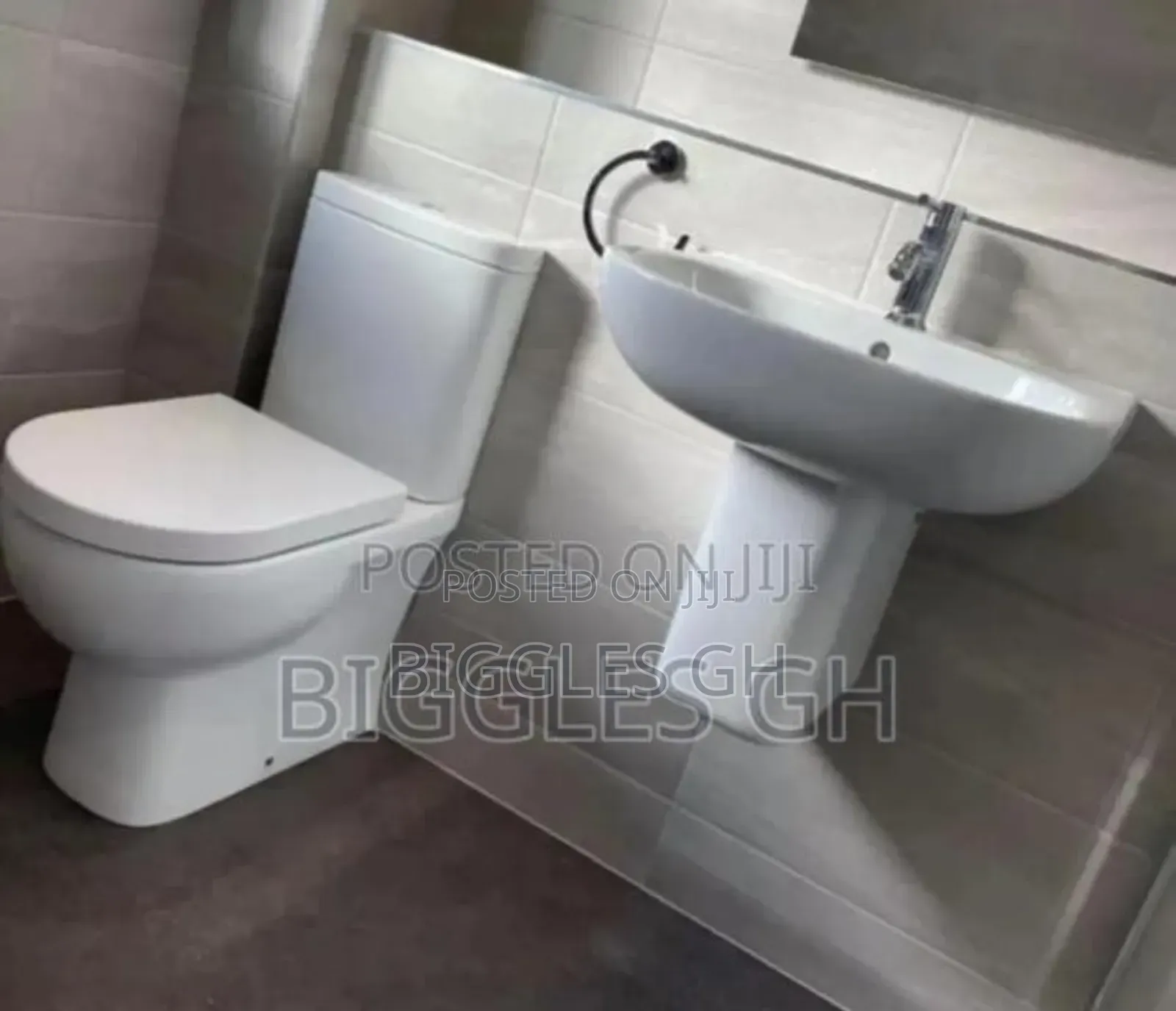 Wc With Basin- Wall Hung Basin Complete
