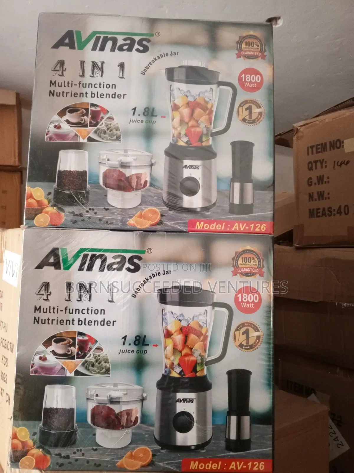 Unbreakable Jar 4 in 1 Blender