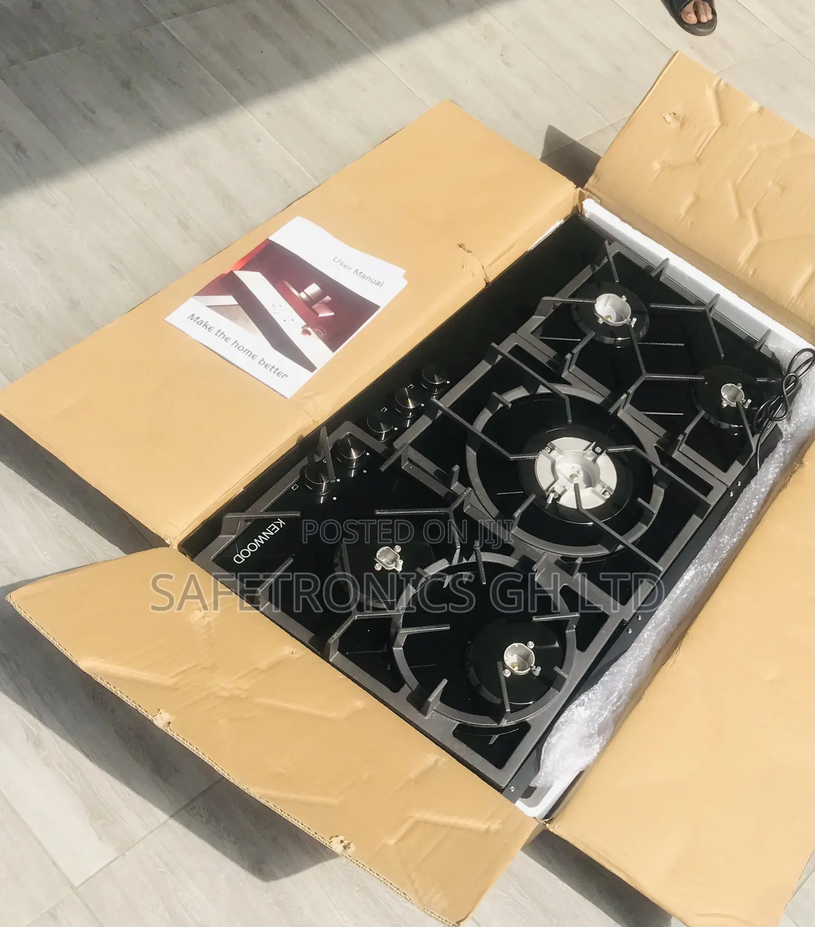 Unique Gray 5 Gas Hobs Kenwood 60cm