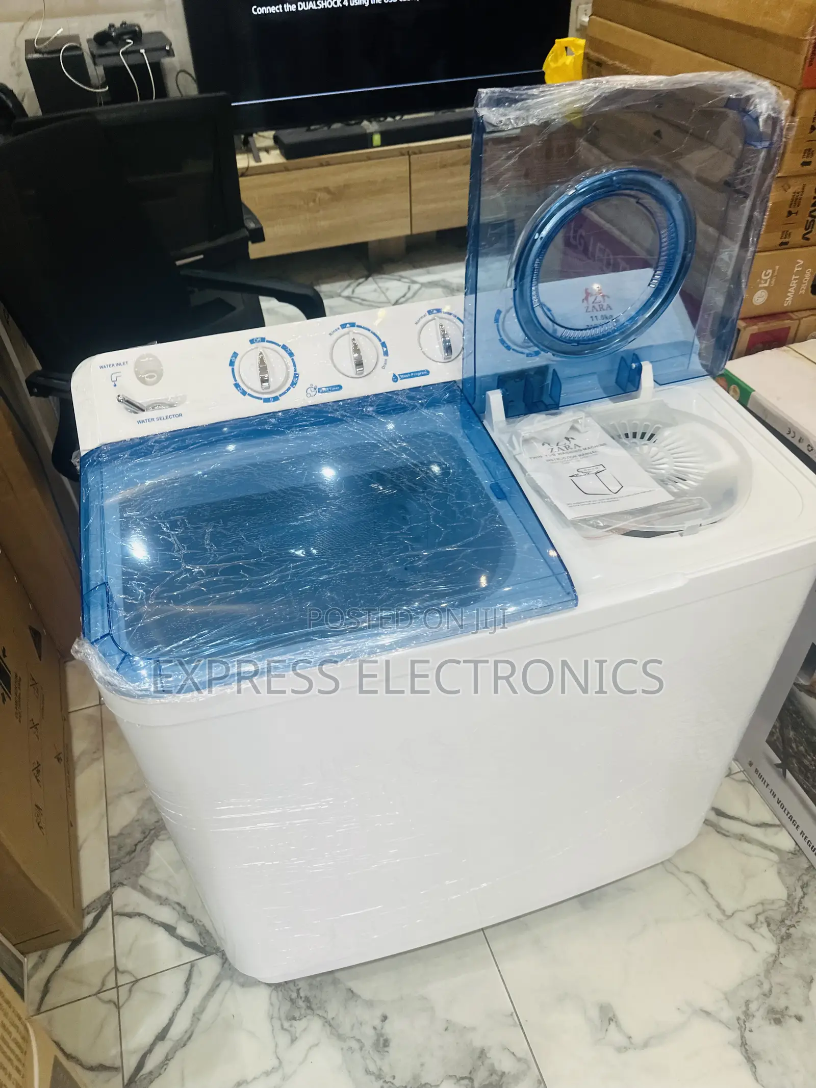 Transparent Lid Washing Machine 11kg Topload Zara