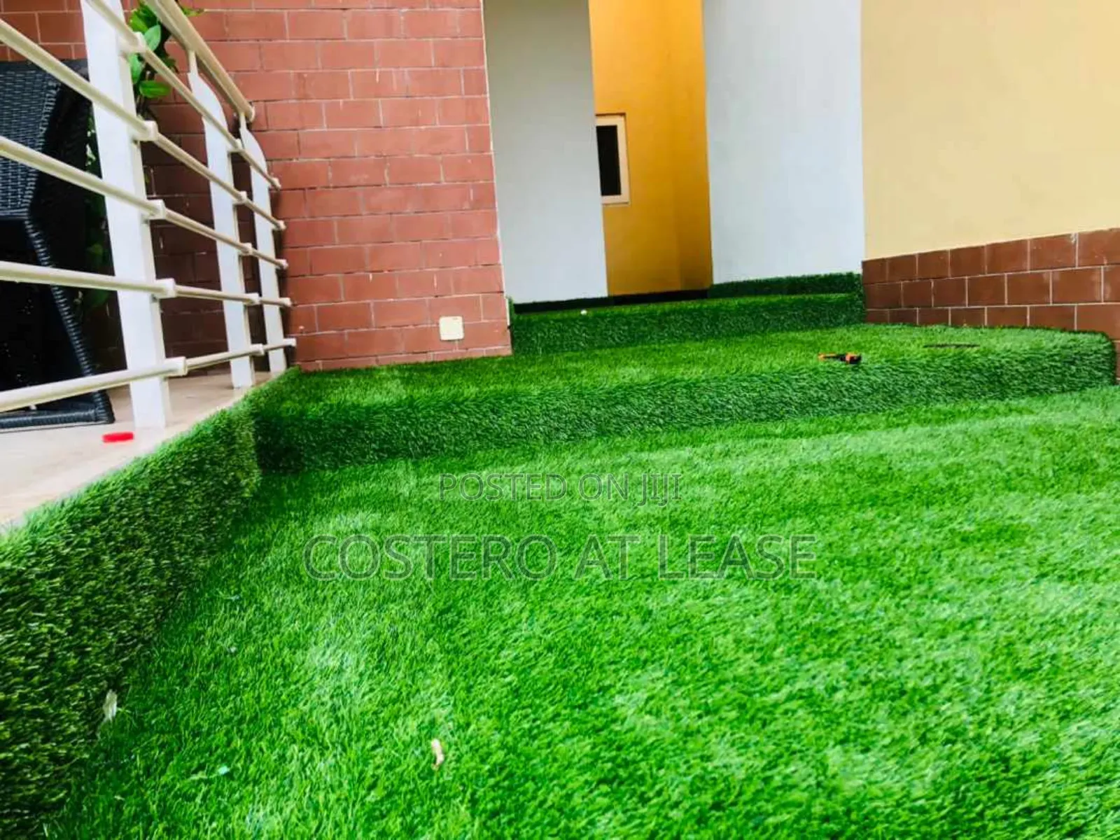 Artificial Green Grass Installation