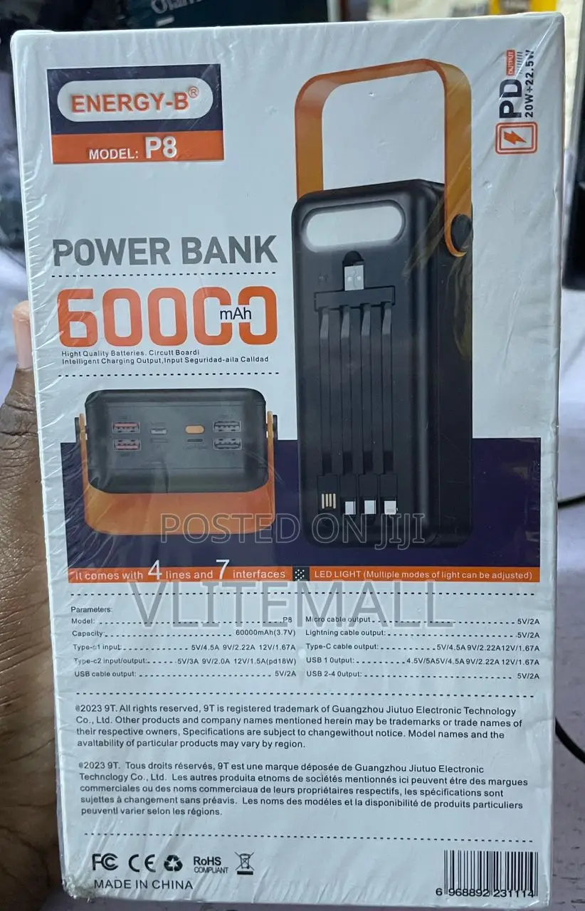 Original 60000watt Energy B Power Bank