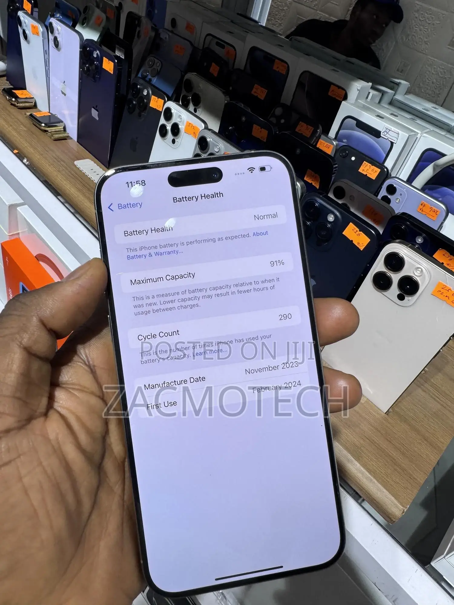 Apple iPhone 15 Pro Max 256 GB Silver