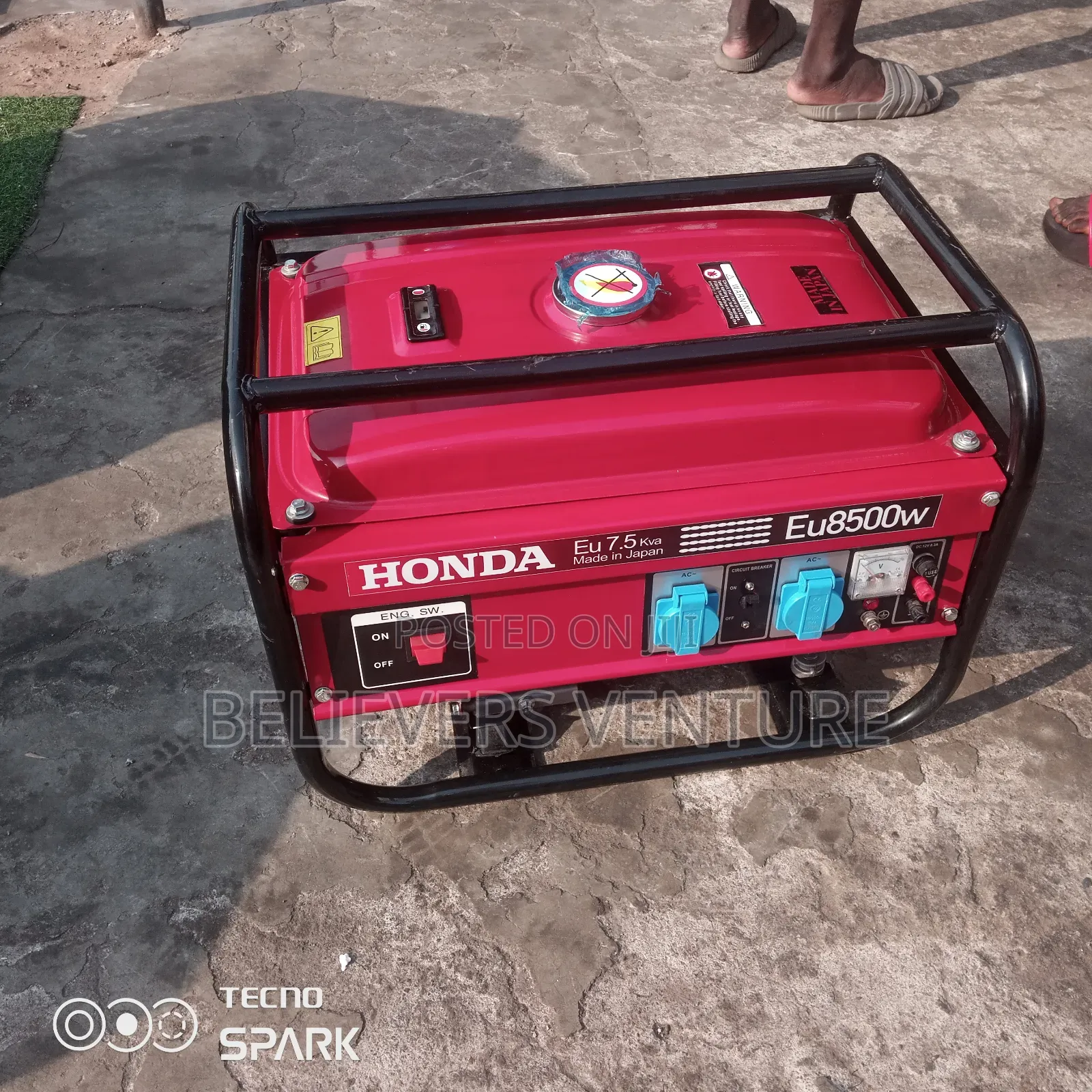 The Energetic Geneset Honda Petrol Geneset 8500w