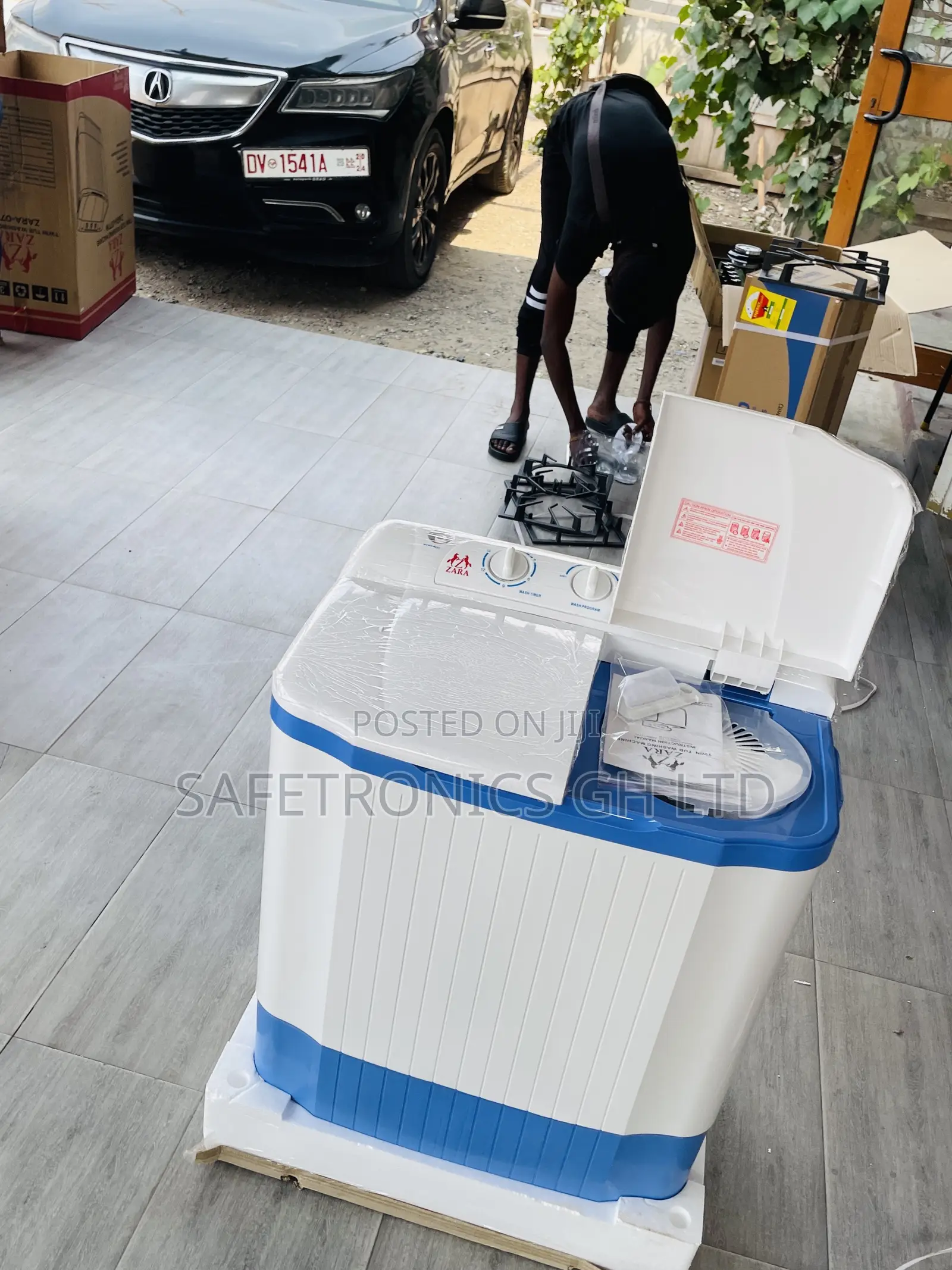 Kindly Shop 7kg Zara Washingmachine White Semiauto