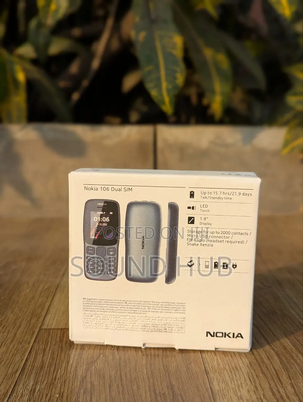 New Nokia 106 Black