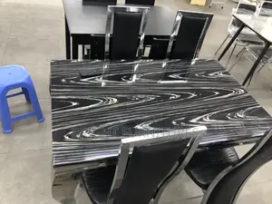 Foreign Quality Marble Dining Table With Four Chairs