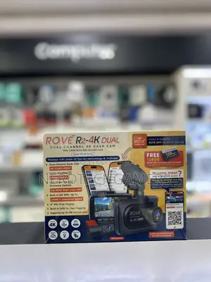 ROVE R2- DUAL Dash Cam Front And Rear, Sensor, 5G Wifi