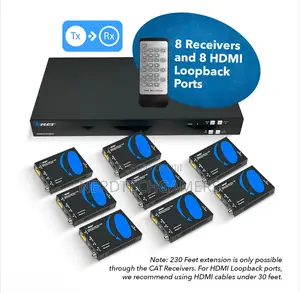 Orei HDMI Matrix Extender With IR RS-232 UHD816-EX230-K)