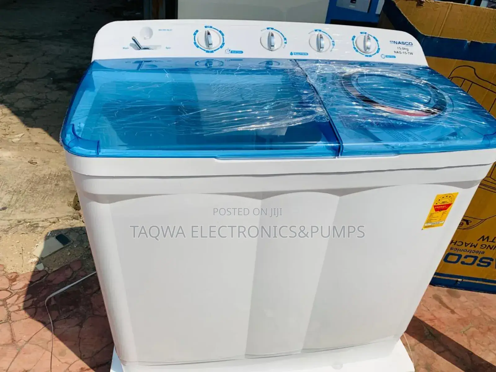 Simple Nasco Twin Tub 15kg Washing Machine