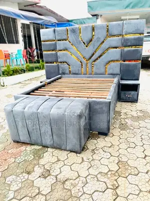 Newly Ottoman and Bed-Bedframe
