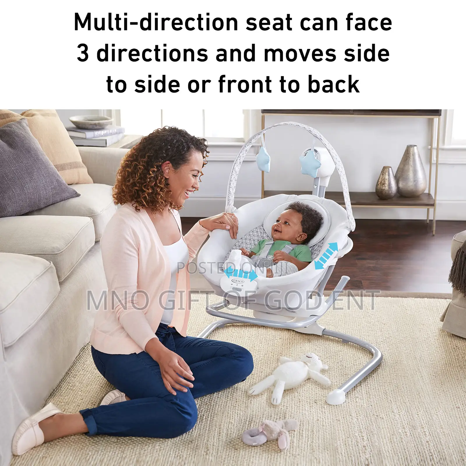Soothe 'N Sway Baby Swing With Portable Rocker