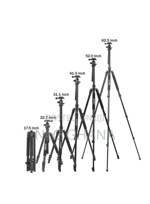 Lightweight Professional Aluminum Alloy Camera Tripod With 3
