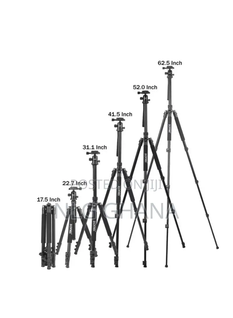 Lightweight Professional Aluminum Alloy Camera Tripod With 3