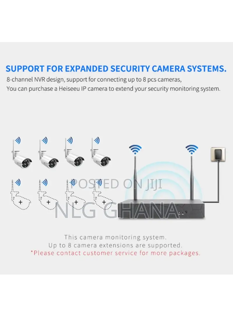 2.0mp 4ch NVR P2P Wifi Video CCTV System Xf-2518n-W (L10.0 X