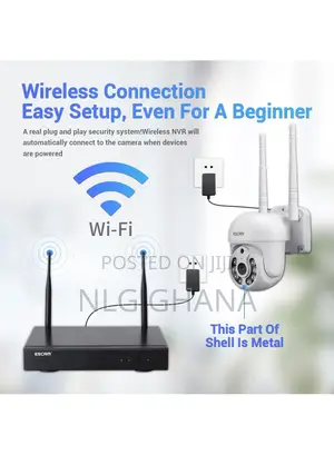 H.265 3mp 8ch 4 Ipc Wireless PTZ IP Camera Motion Detectio