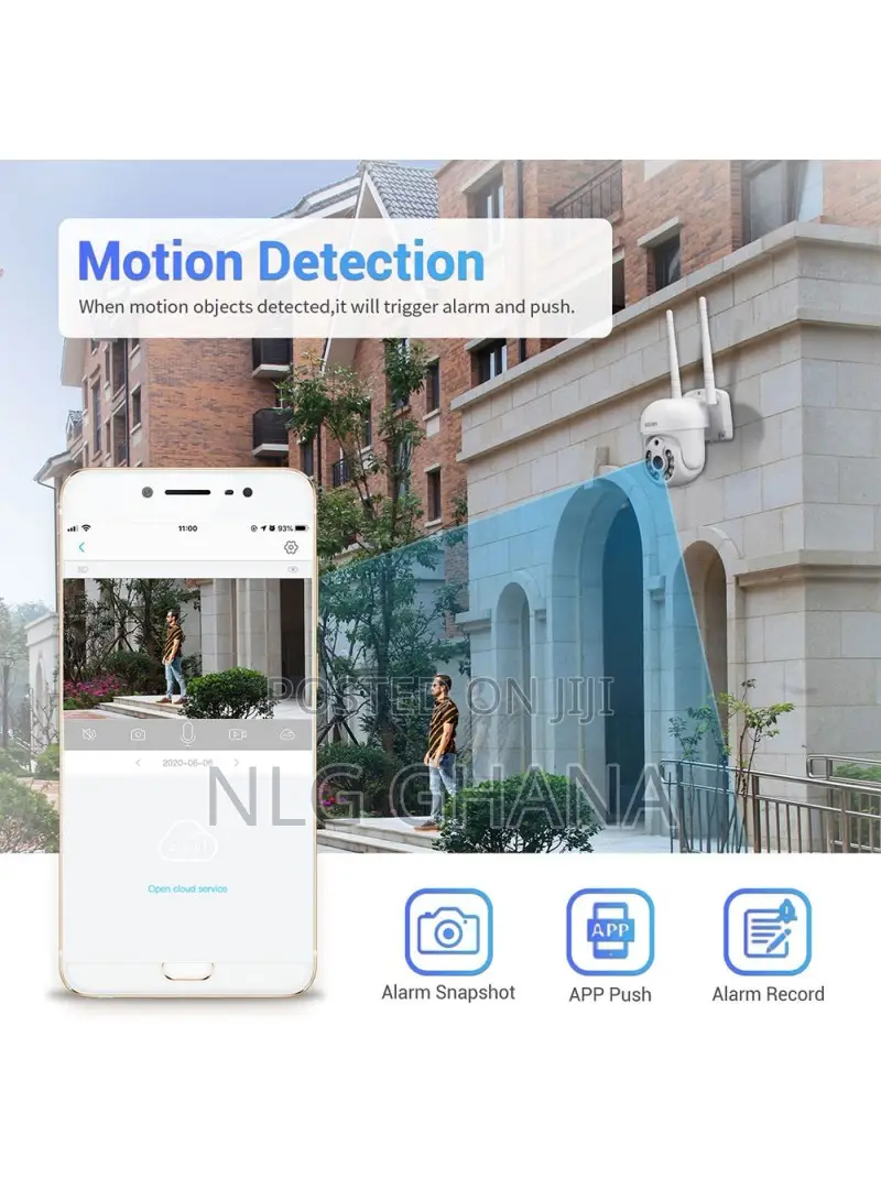 H.265 3mp 8ch 4 Ipc Wireless PTZ IP Camera Motion Detectio