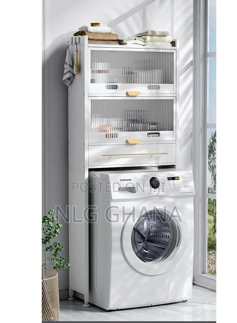 2-layer Multifunctional Over Toilet Bathroom Organizer With