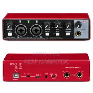 Audio Interface Sound Card For Recording