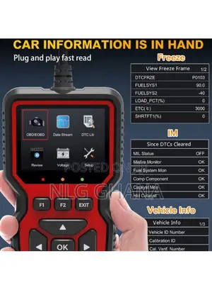2.8-Inch Car Fault Diagnostic Instrument Engine Fault Readin