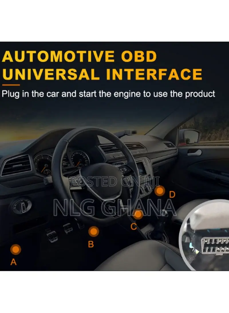 2.8-Inch Car Fault Diagnostic Instrument Engine Fault Readin