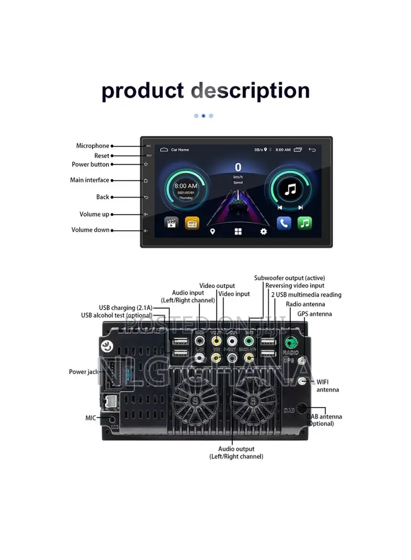 32g Car GPS Android Navigation Car Video Back-Up Camera Cell Tvx21632