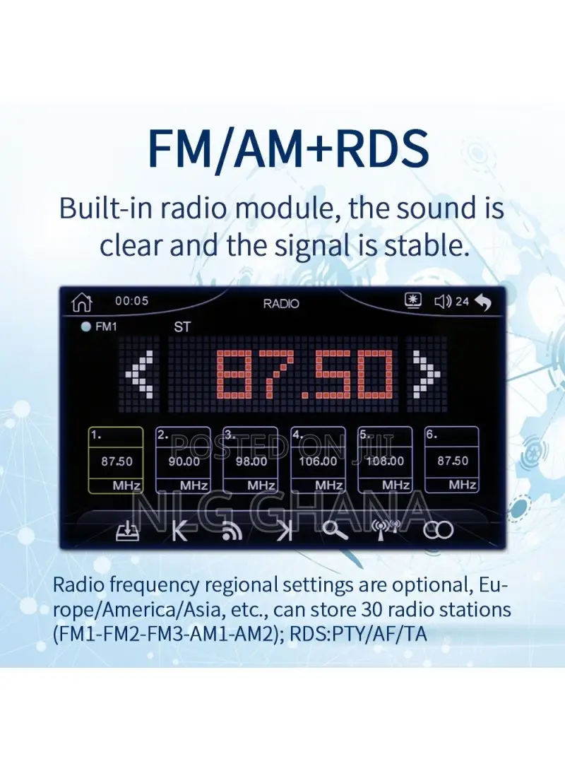 7" Car Mp5 Player Bluetooth Multimedia Fm Radio Audio Receiv