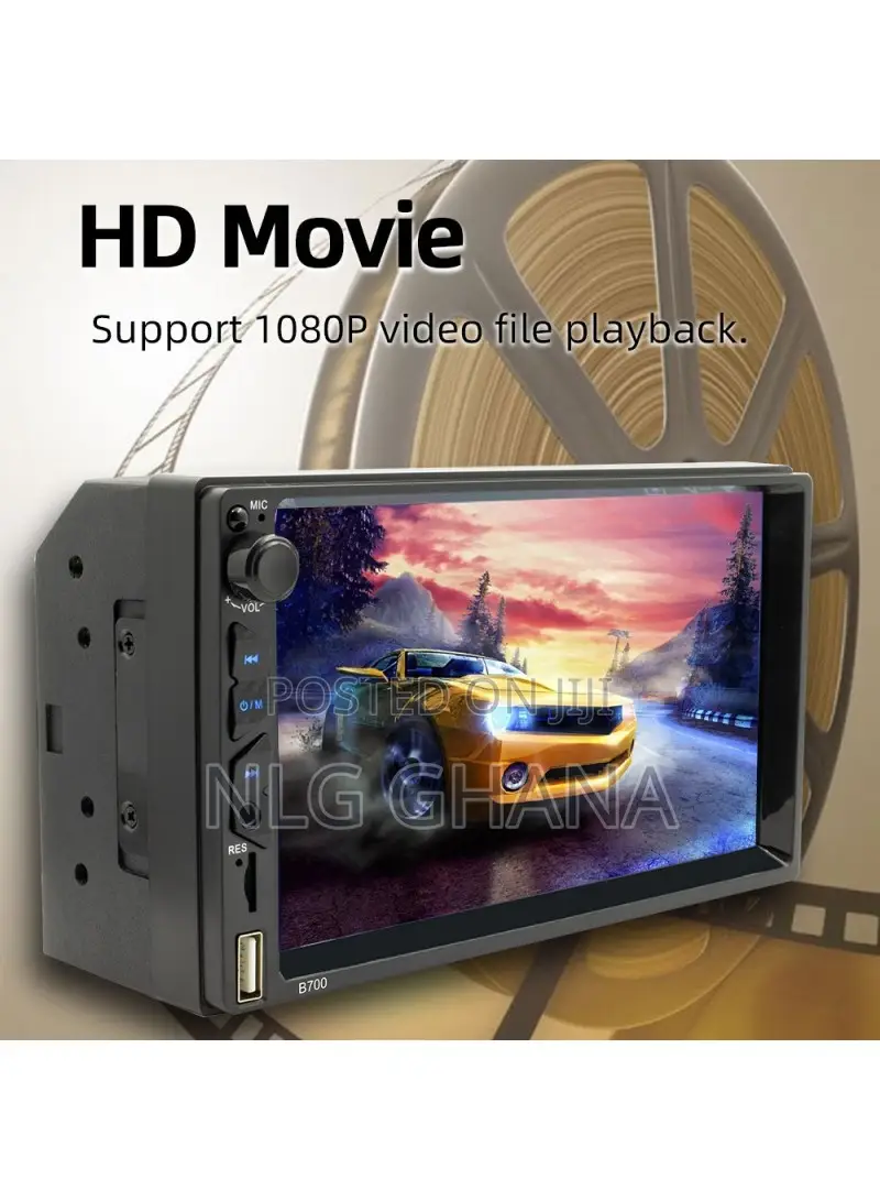 7" Car Mp5 Player Fm Car Radio Bluetooth Multimedia Support