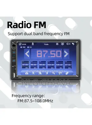 7" Car Mp5 Player Fm Car Radio Bluetooth Multimedia Support