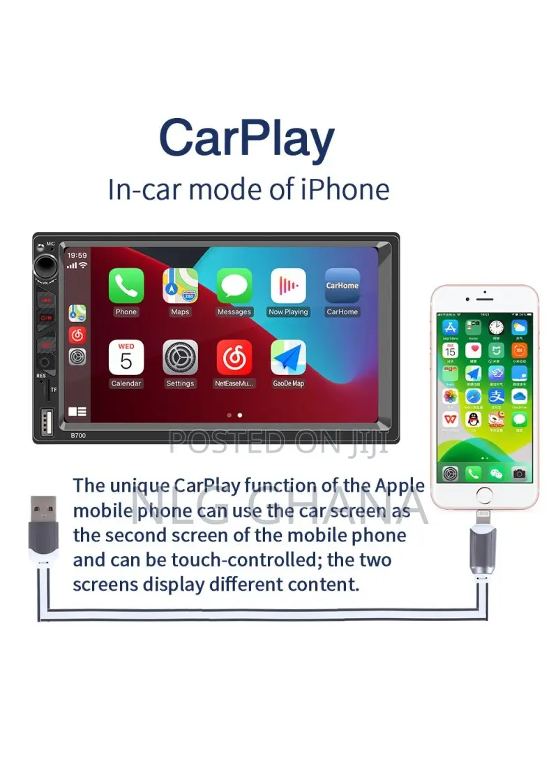 7" Car Mp5 Player Fm Car Radio Bluetooth Multimedia Support