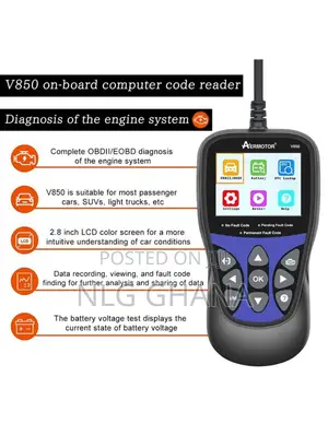 Car Diagnostic Scanner Obd2 Engine Check Automotive Code Rea