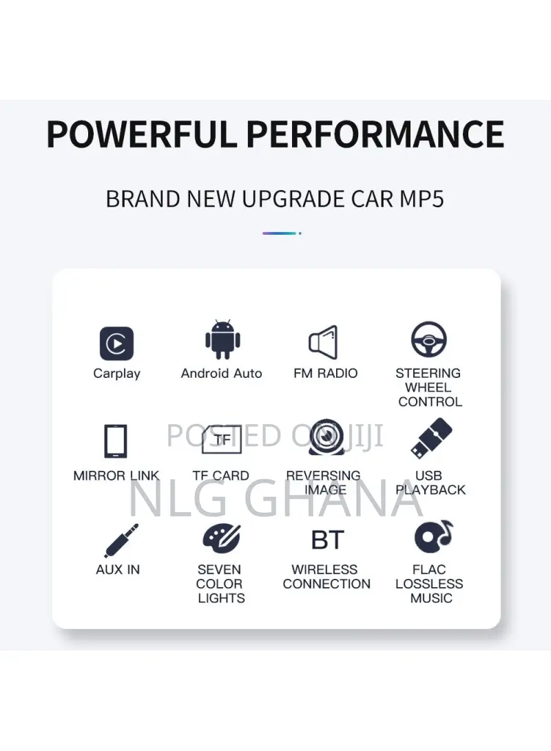 Car Mp5 Player 7-Inch Fm Car Radio Bluetooth Multimedia Supp
