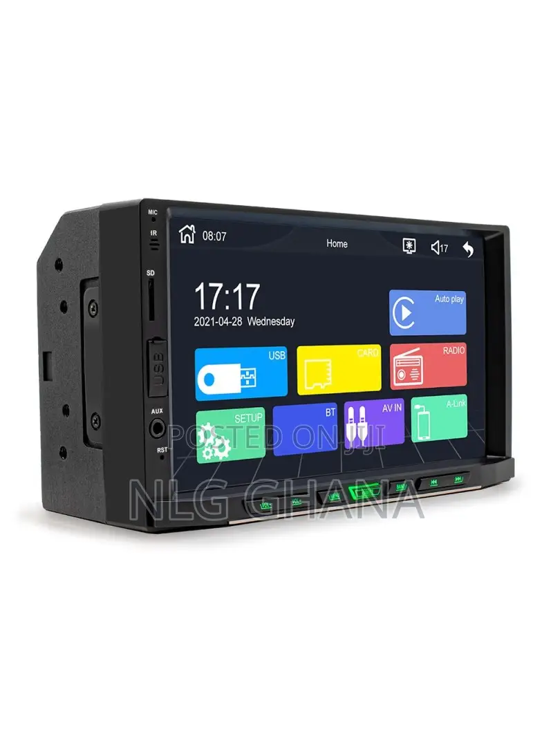Car Mp5 Player 7-Inch Fm Car Radio Bluetooth Multimedia Supp