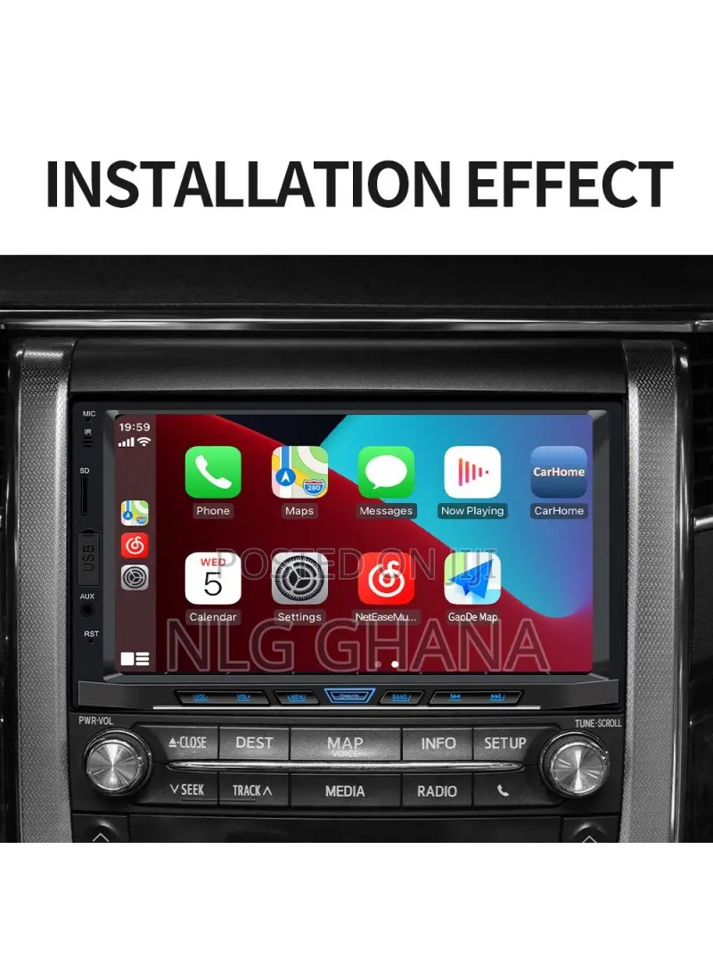 Car Mp5 Player 7-Inch Fm Car Radio Bluetooth Multimedia Supp