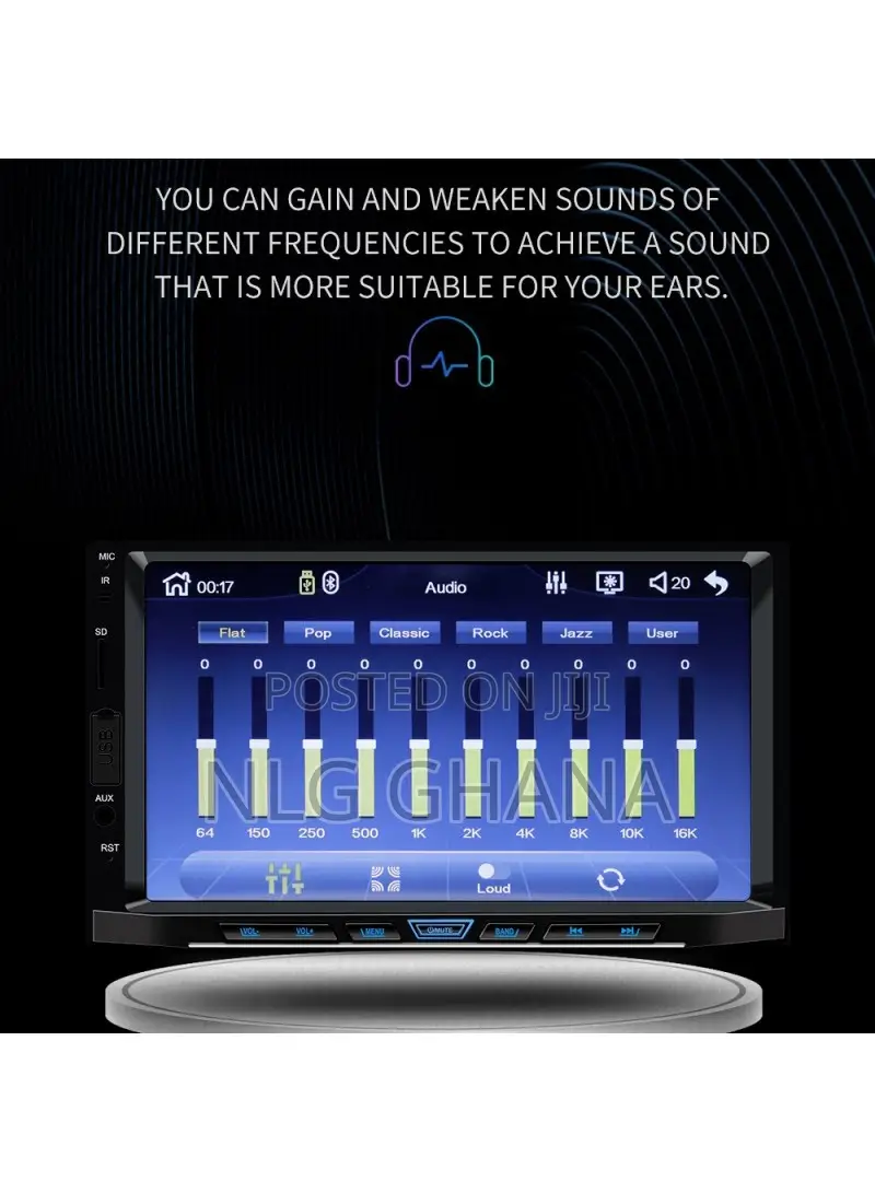 Car Mp5 Player 7-Inch Fm Car Radio Bluetooth Multimedia Supp