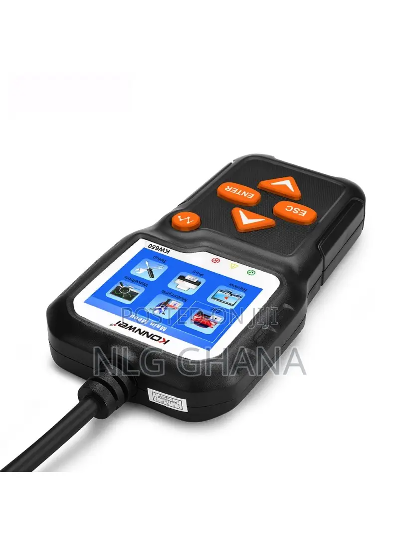 Konnwei Kw650 6-12v Car Motorcycle Battery Tester Charging C