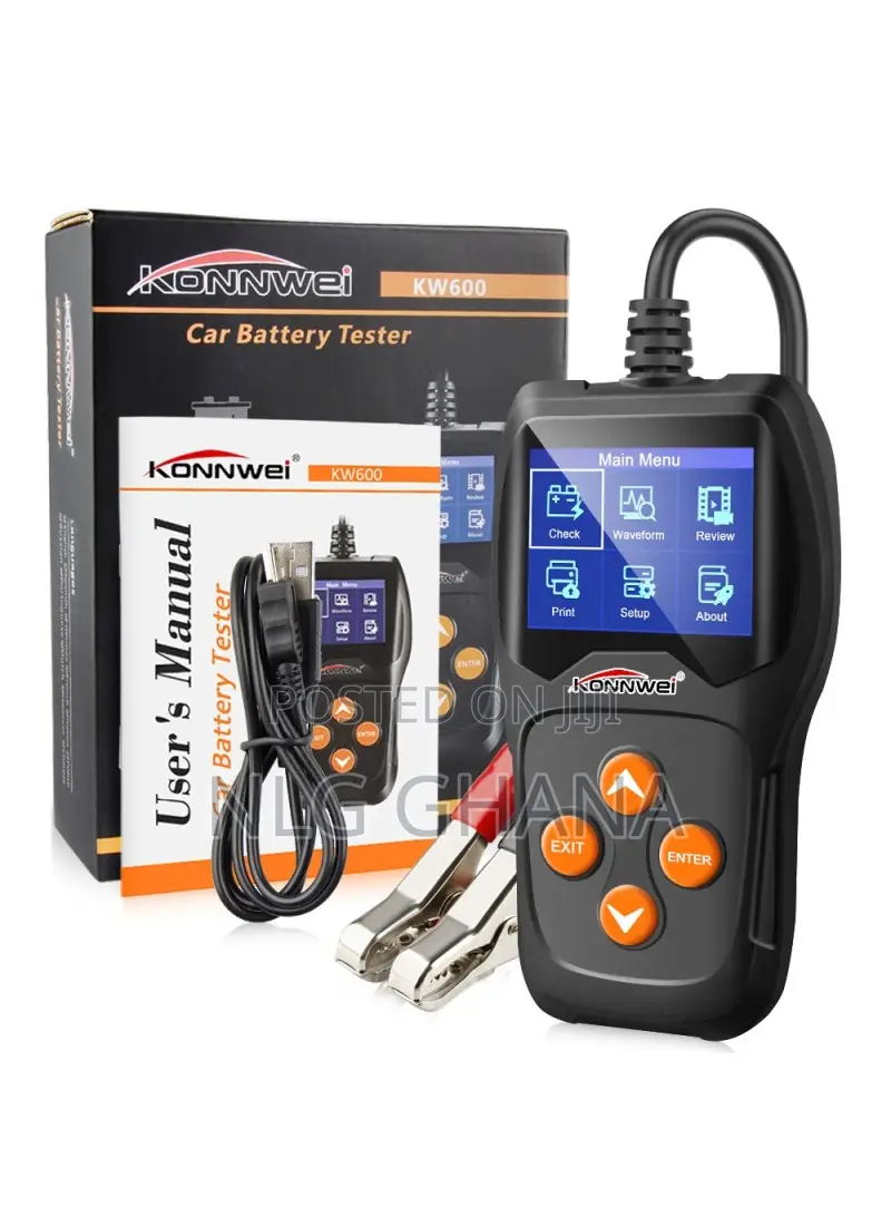 12V Car Battery Tester 100 to 2000cca 12 Volt Battery Tools