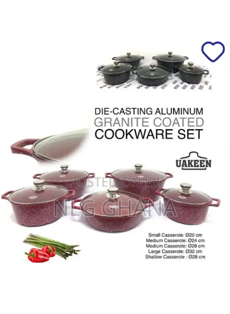 7.9/9.45/11/12.6inch Casserole + 11inch Shallow Casserole DI