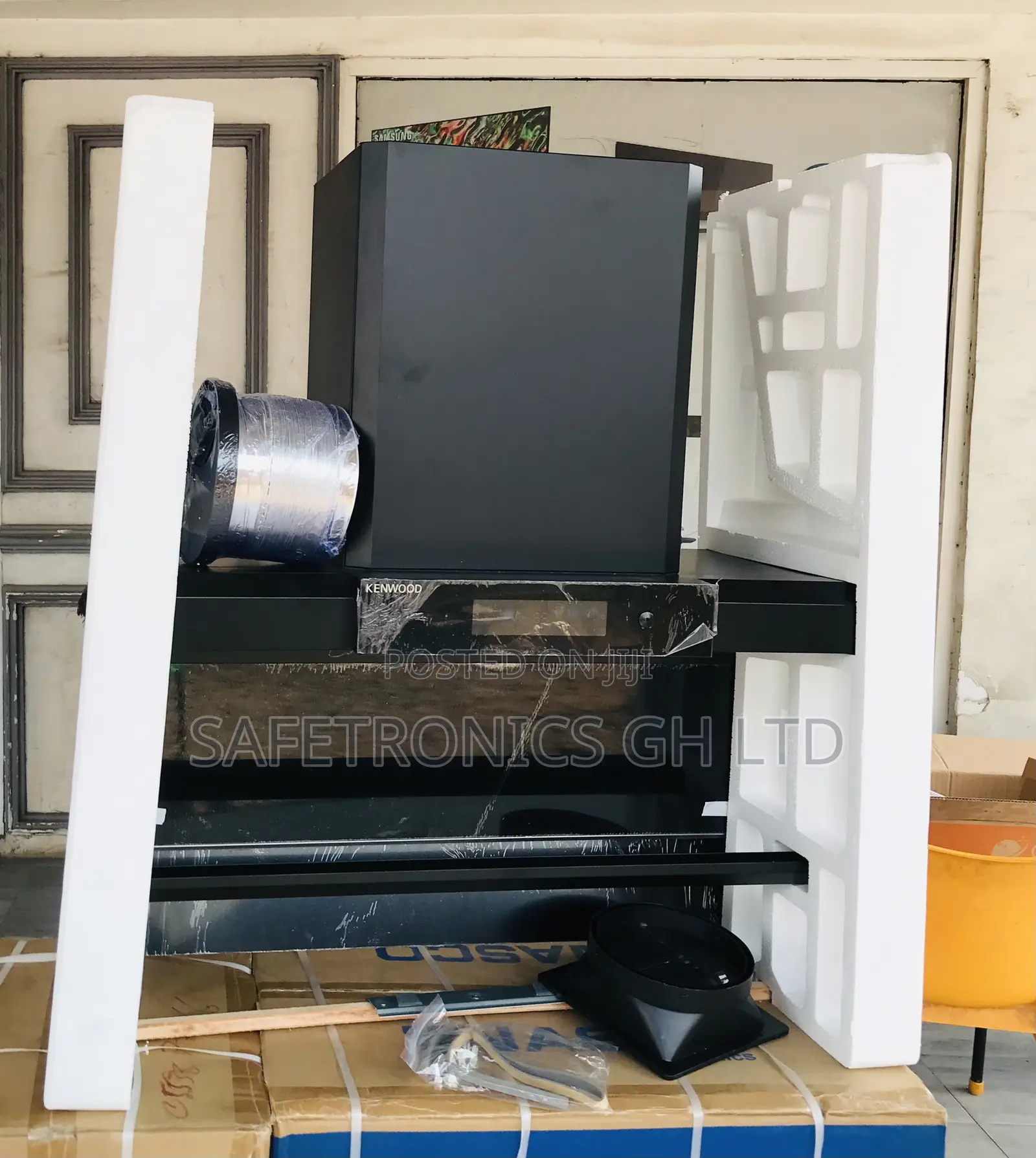 Quality Best Kenwood 90cm Black T-Shape Heat Extractor
