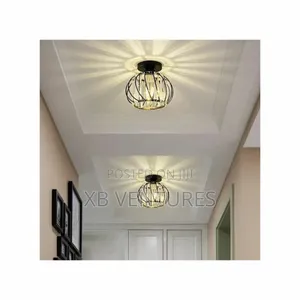 Simple and Modern European Crystal Ceiling Light