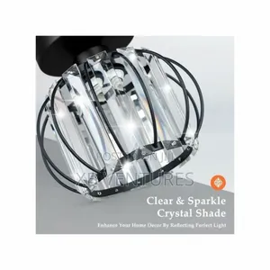 Simple and Modern European Crystal Ceiling Light