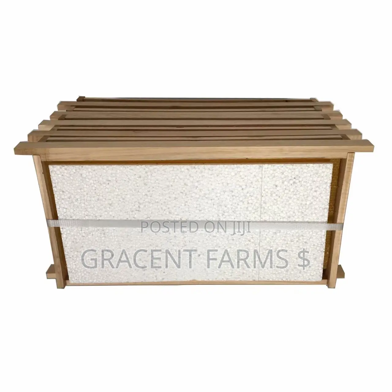 Hive Frame With Natural Wax Foundation Sheet