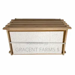 Hive Frame With Natural Wax Foundation Sheet