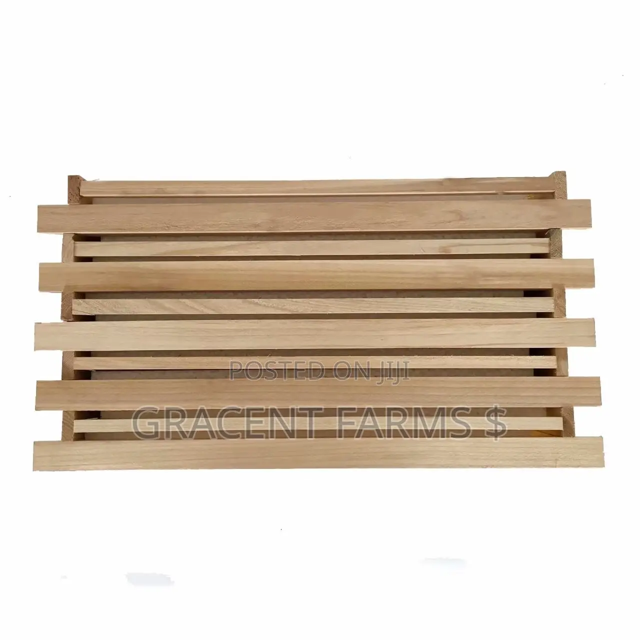 Hive Frame With Natural Wax Foundation Sheet