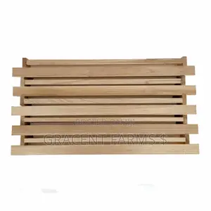 Hive Frame With Natural Wax Foundation Sheet